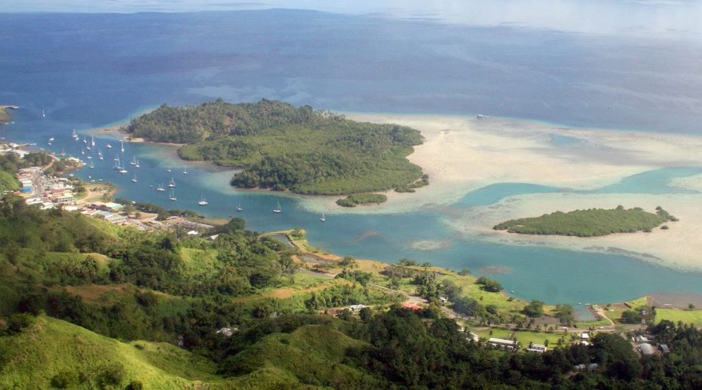 Arriving at Savusavu