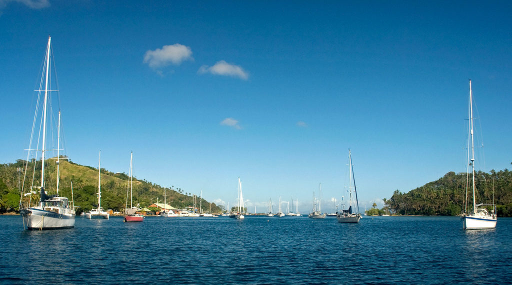 Savusavu - Looking down the Bay